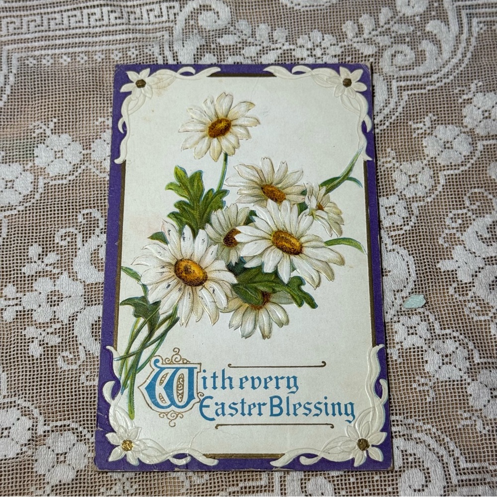 Floral Easter Blessing Card